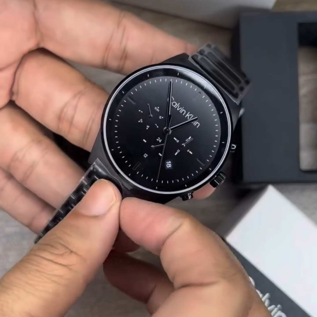 Calvin Klein Impressive Black Multi-function Watch