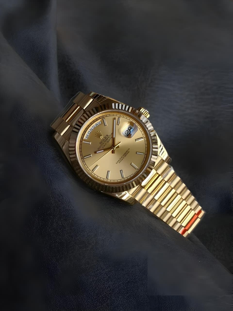 Rolex Datejust 36 with a Green Palm Motif Dial.