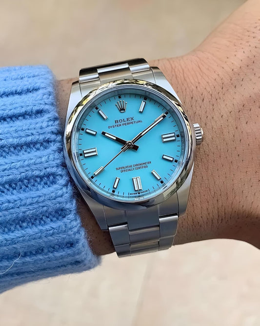 Rolex Oyster Perpetual-"Tiffany Blue"