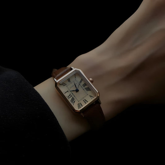 Vintage Style Women's Rectangle Quartz Watch