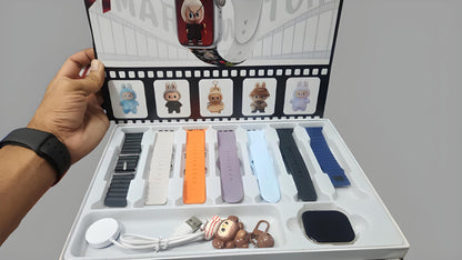 L800 Promax Smart Watch 7straps 1toys Labubu Montre